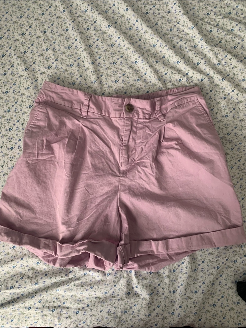 a new day purple bermuda shorts size large